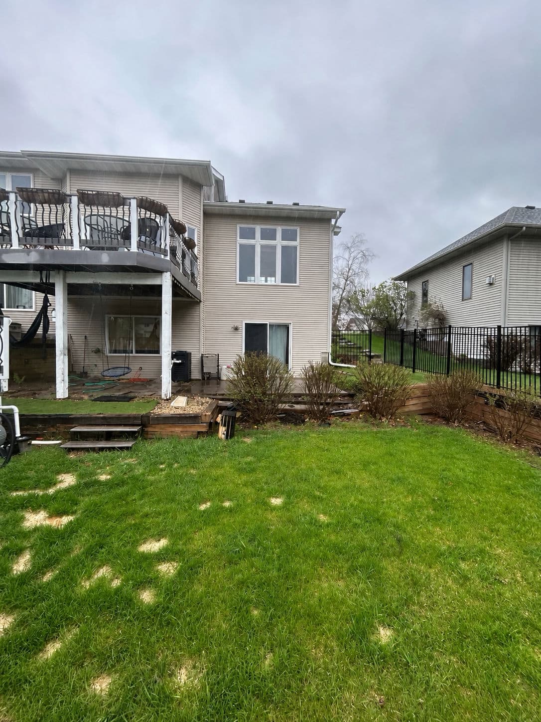 Gallery photos for Andover Backyard Gets Retaining Walls, Patio and Rock Install: Image #1