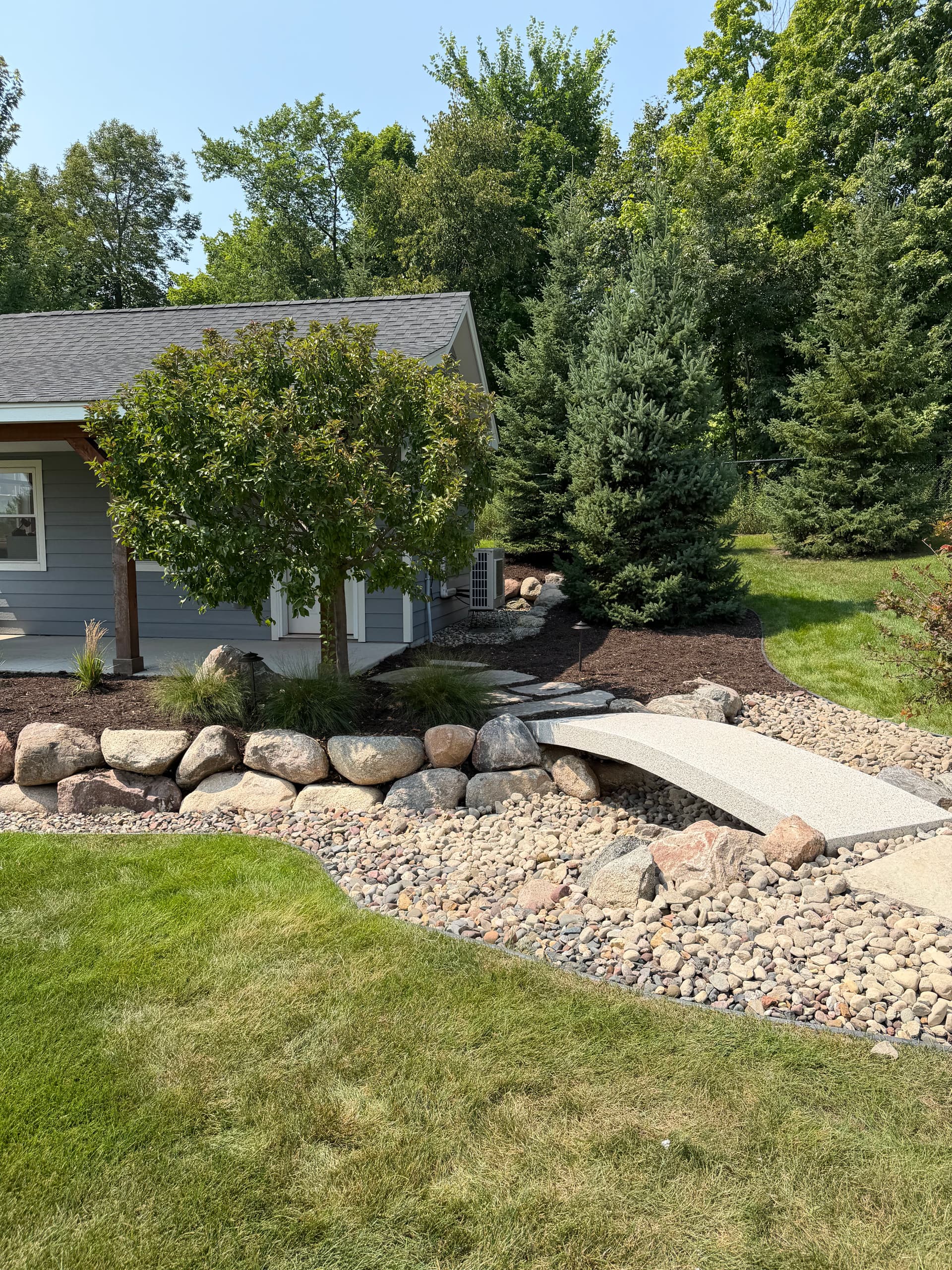 Fresh Mulch, Clean Beds, and Landscape Lighting Done Right