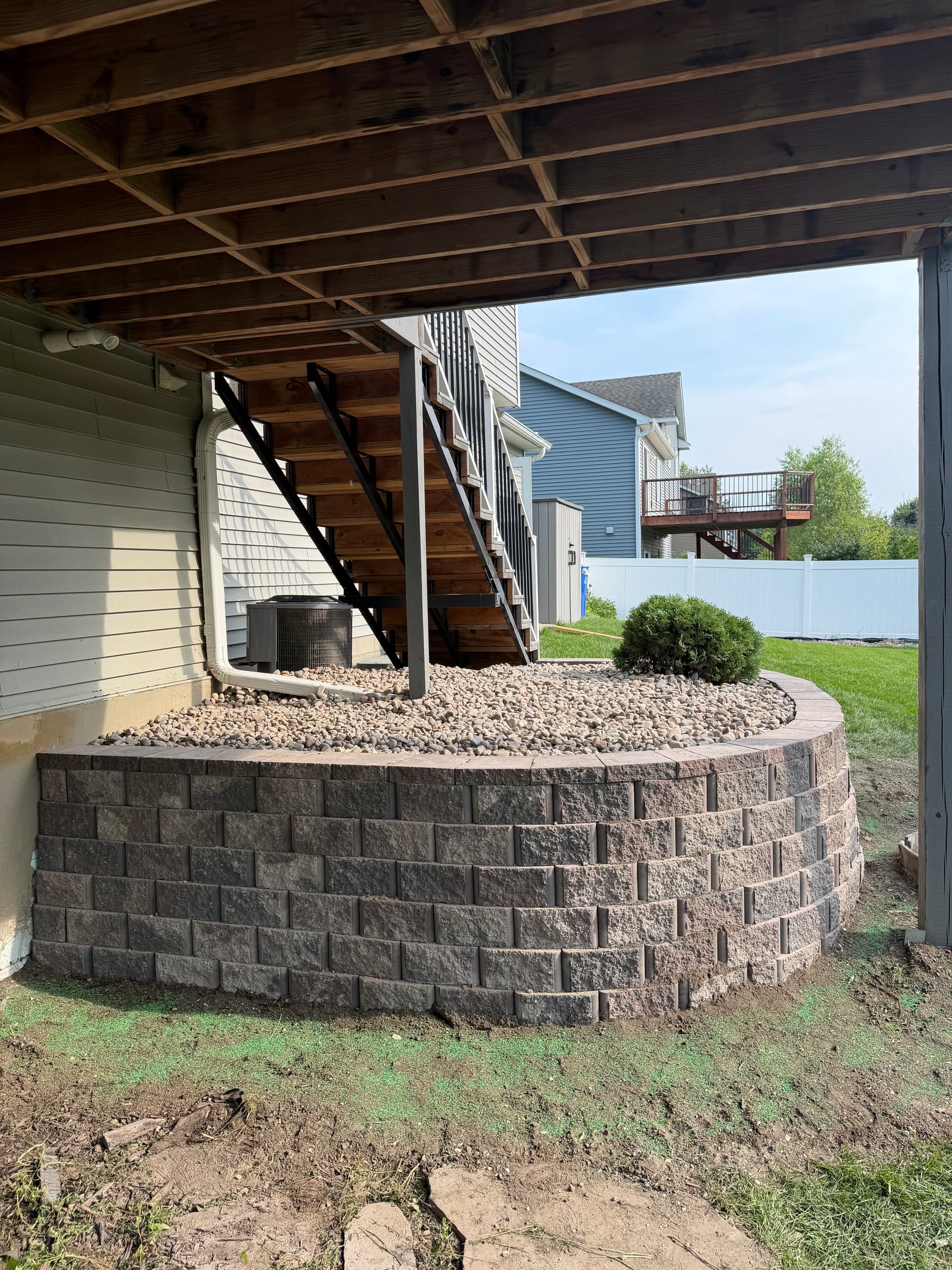 Gallery photos for 40-Foot Retaining Wall Rebuild in New Brighton: Image #1