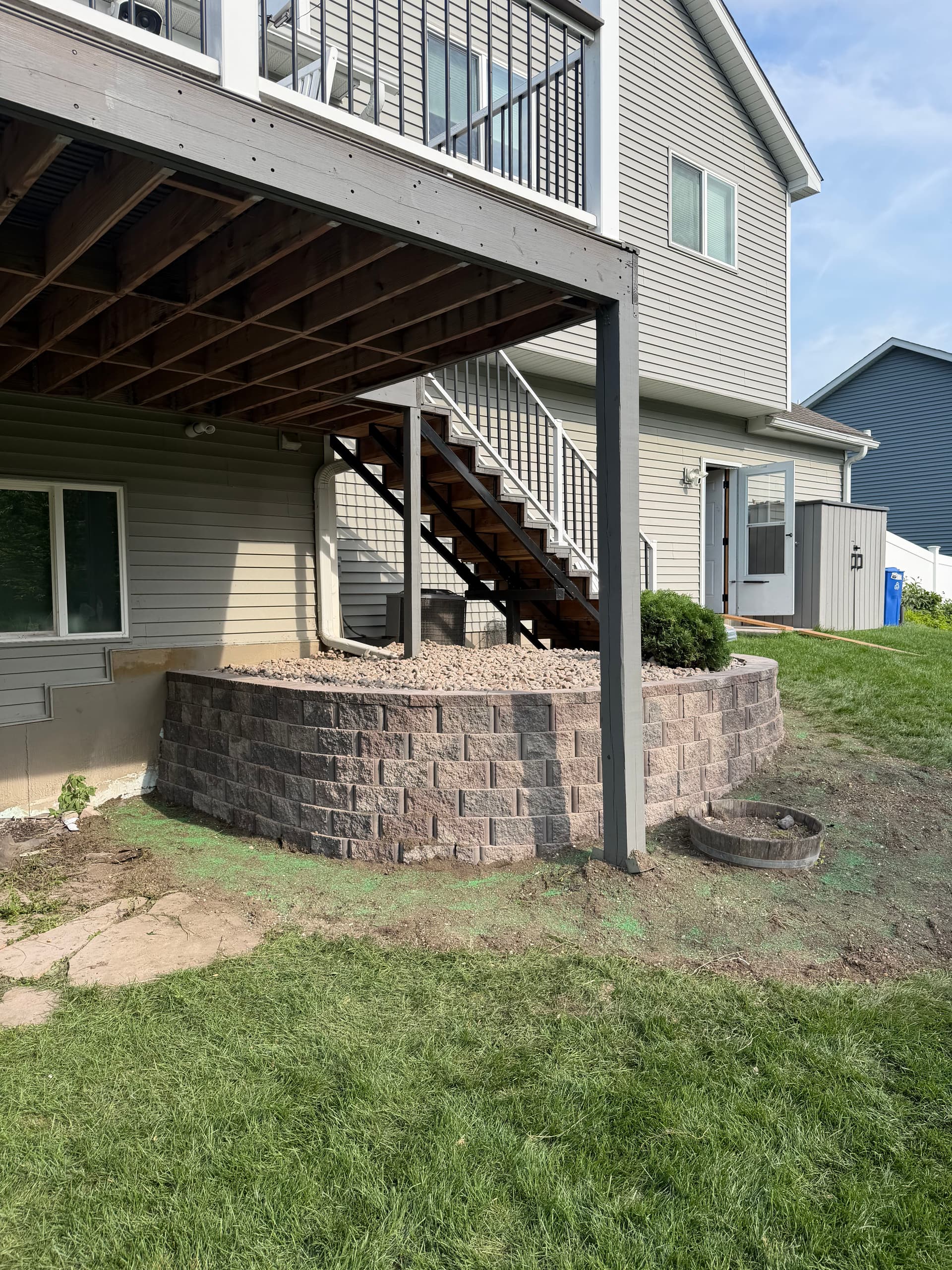40-Foot Retaining Wall Rebuild in New Brighton