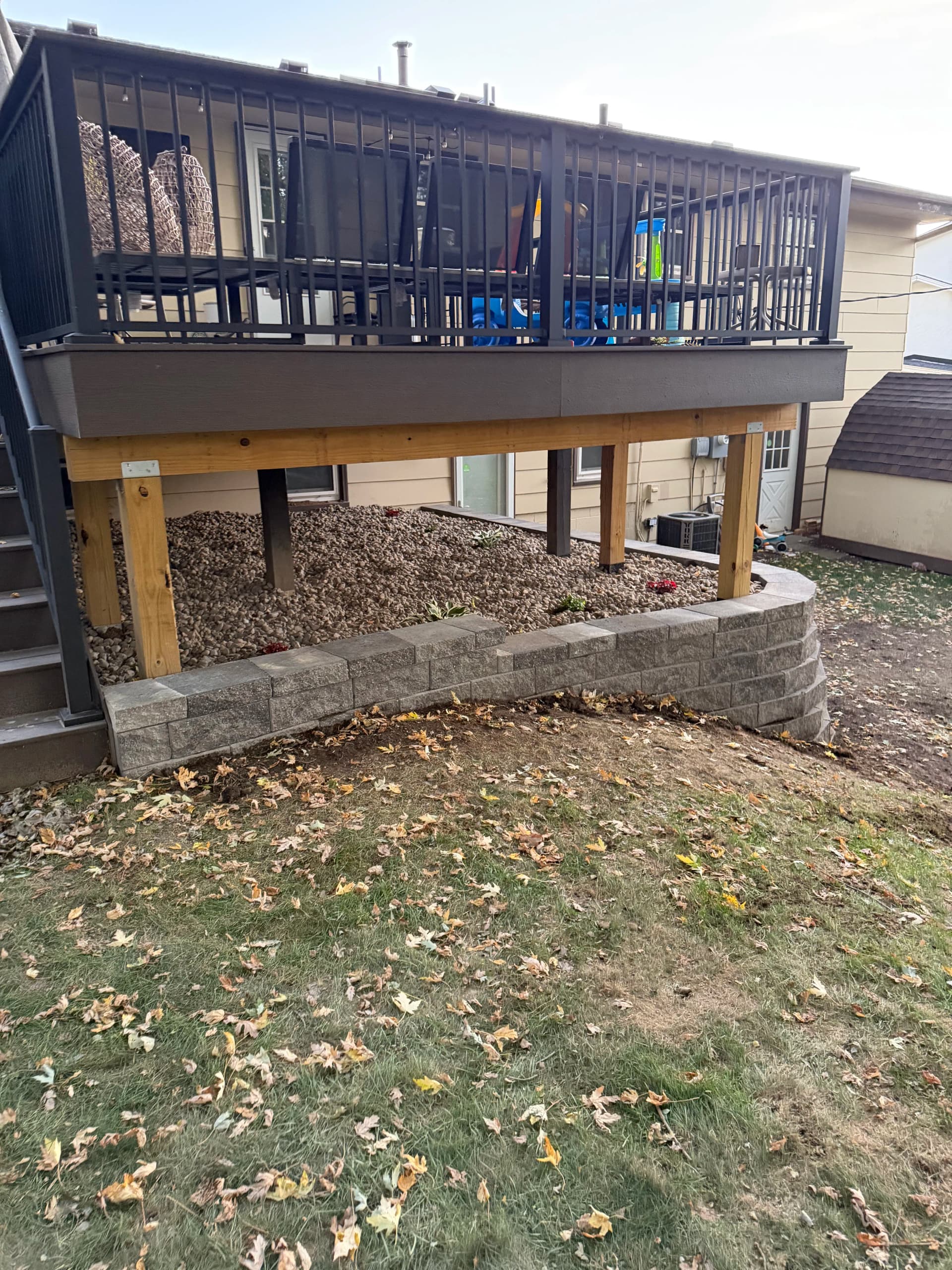 Gallery photos for 40-Foot Versa-Lock Retaining Wall in New Hope MN: Image #2