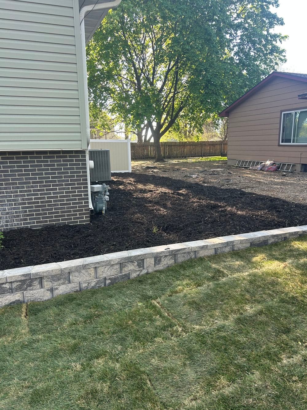 Gallery photos for 6,500 Sq Ft Sod Install and Retaining Wall in Mounds View: Image #6