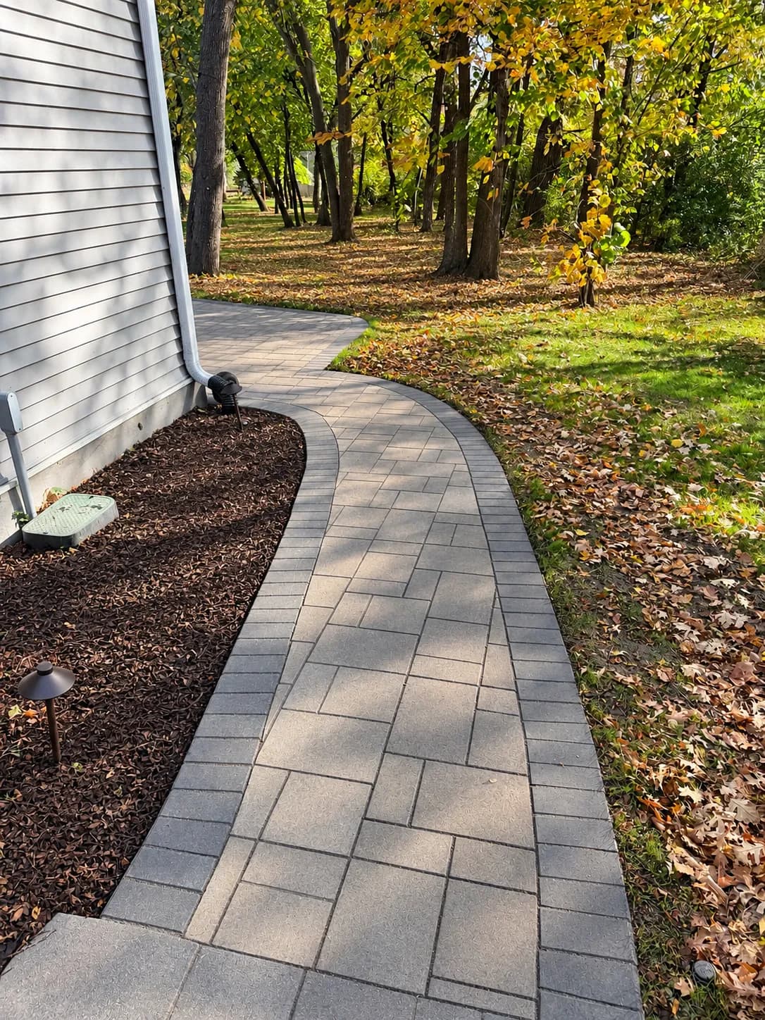 Gallery photos for 450 Sq. Ft. Paver Patio with Steps and Railings in St. Louis Park: Image #3