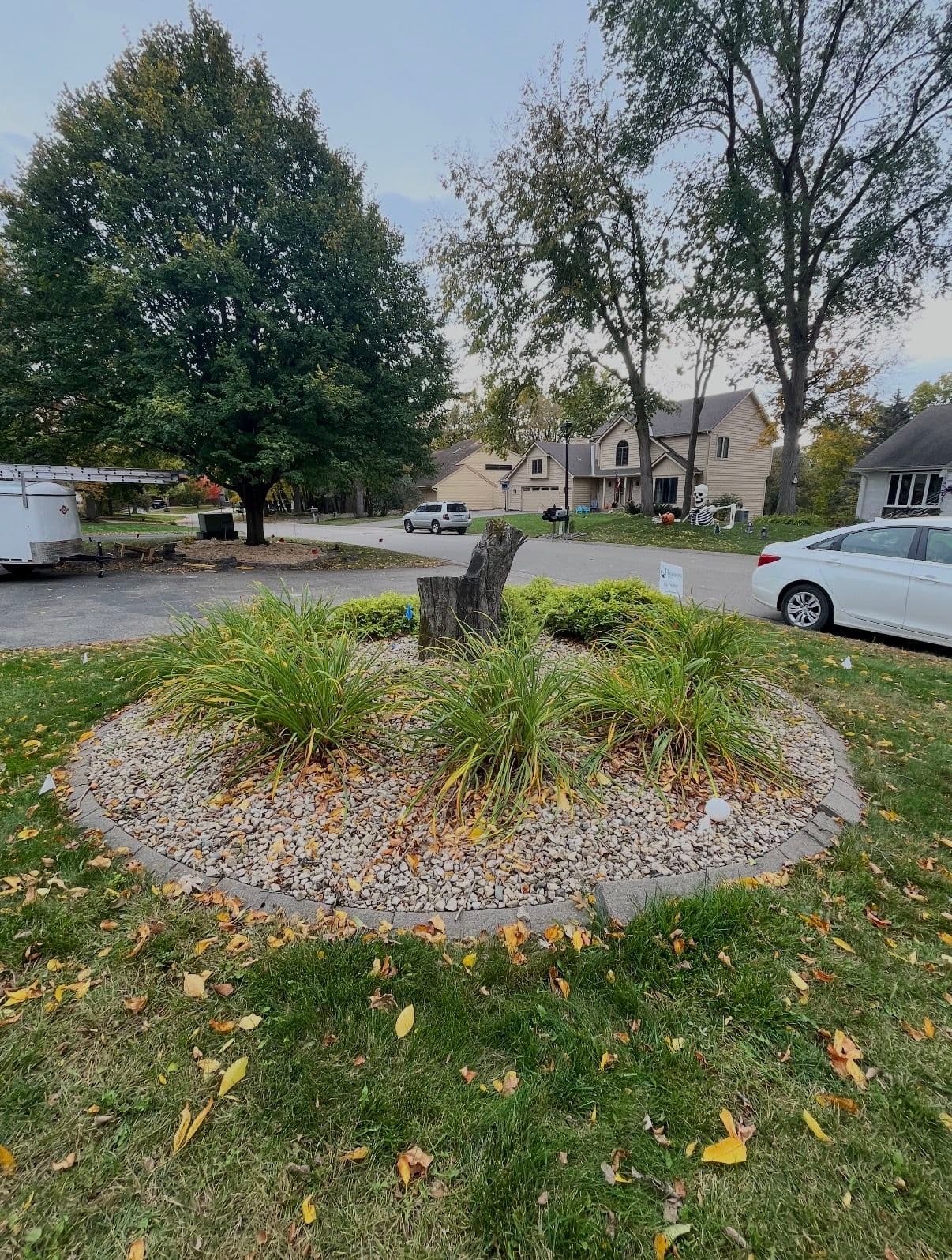 Gallery photos for Rock Removal, Stump Grinding, and Sod Installation in Eden Prairie: Image #1