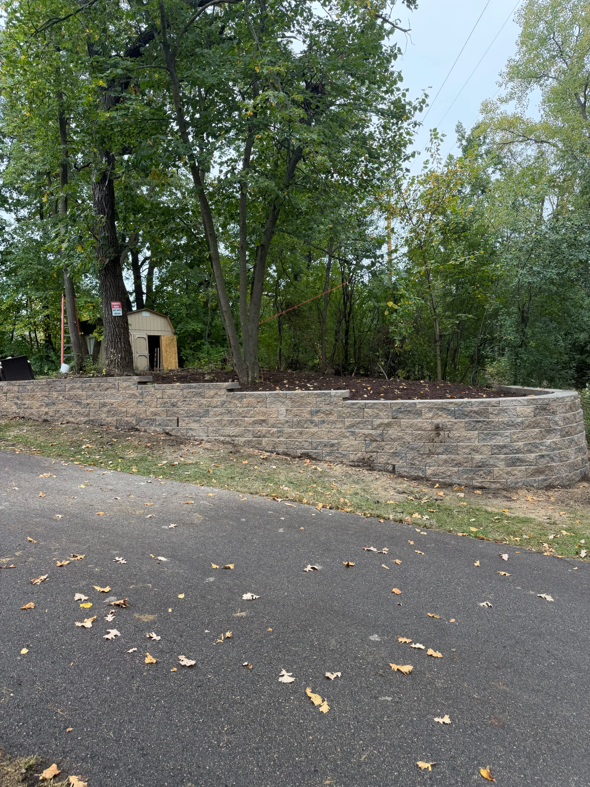 Gallery photos for Nearly 50-Foot Versa-Lok Retaining Wall Built to Last: Image #1