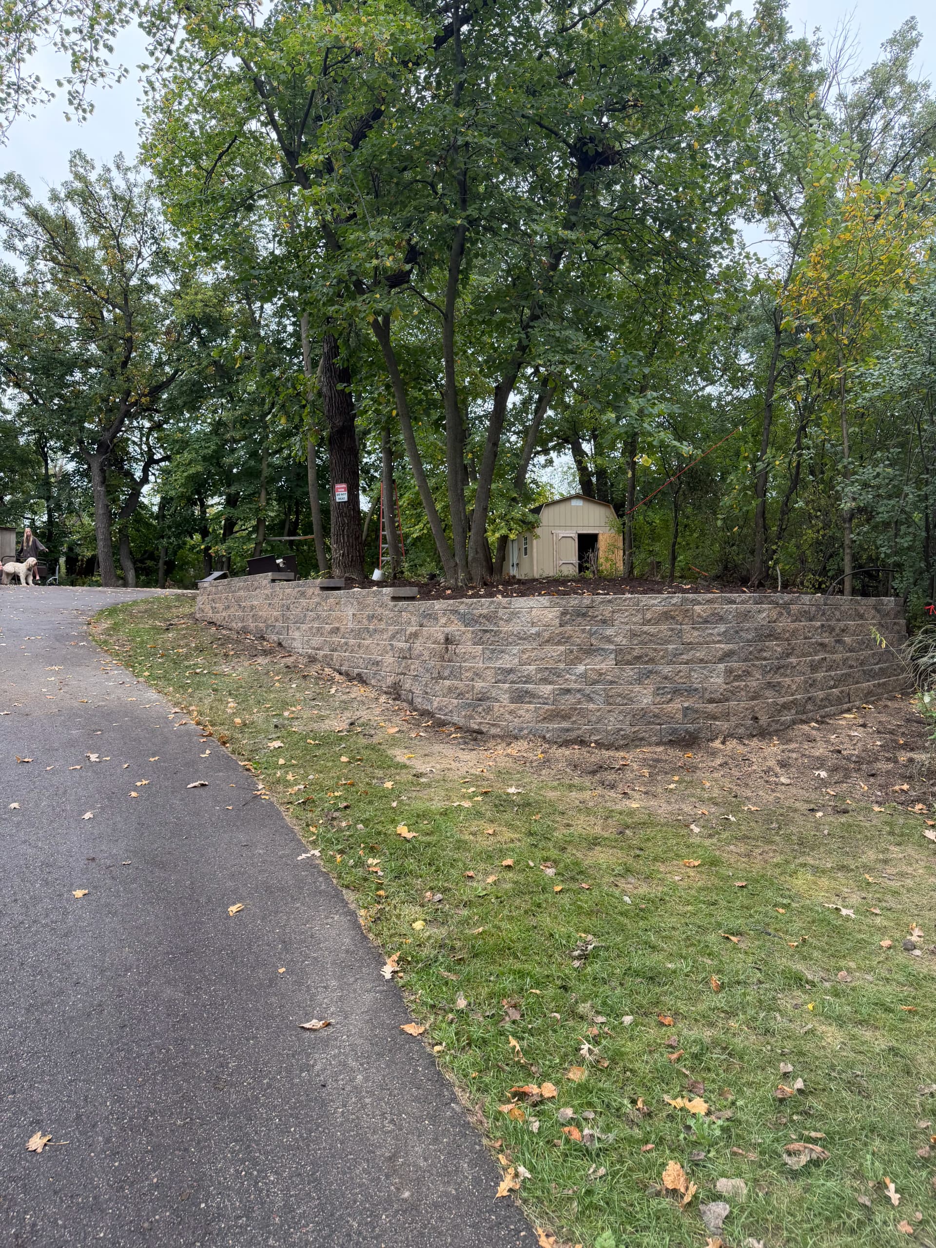 Nearly 50-Foot Versa-Lok Retaining Wall Built to Last image